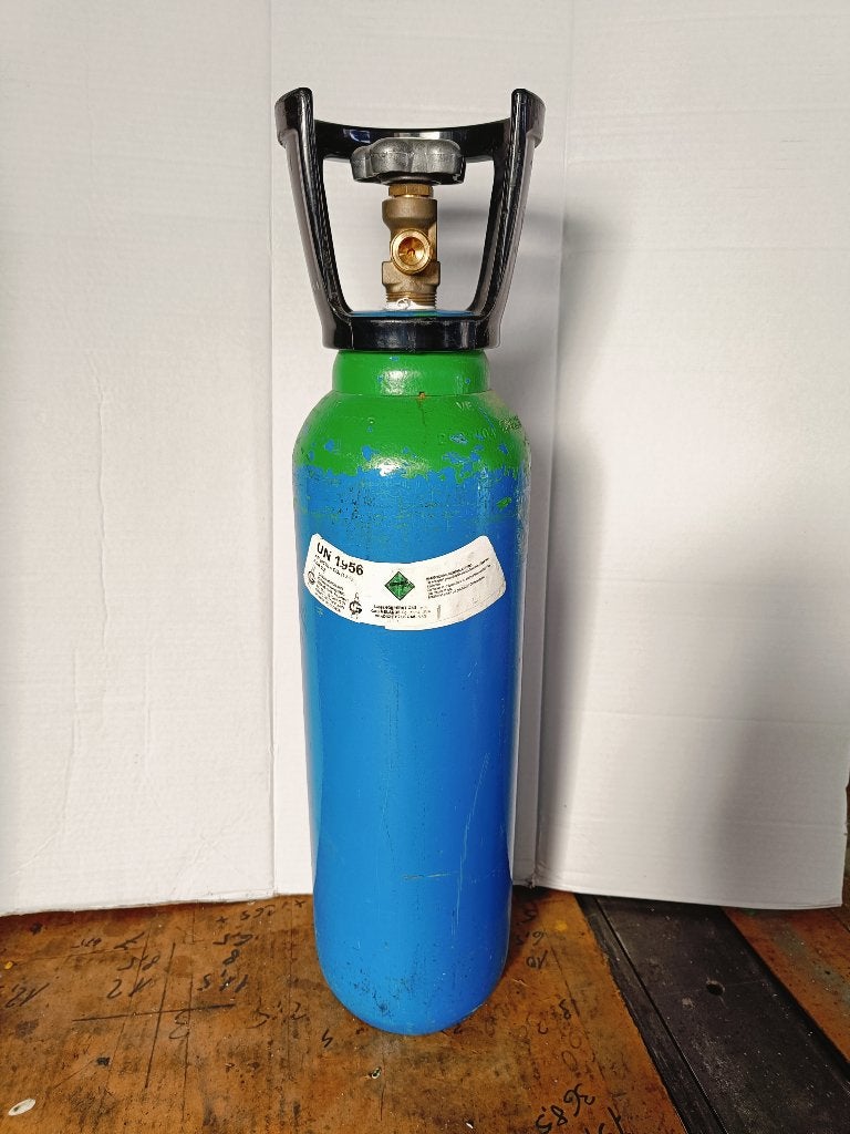 argon en menggas cilinder gasfles GASCO, Ophalen, Zo goed als nieuw, 250 ampère of meer, Tig