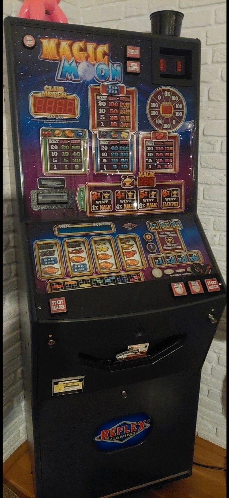 Magic Moon gokkast met biljetlezer - Zeer goede staat, Euro, Ophalen, Zo goed als nieuw