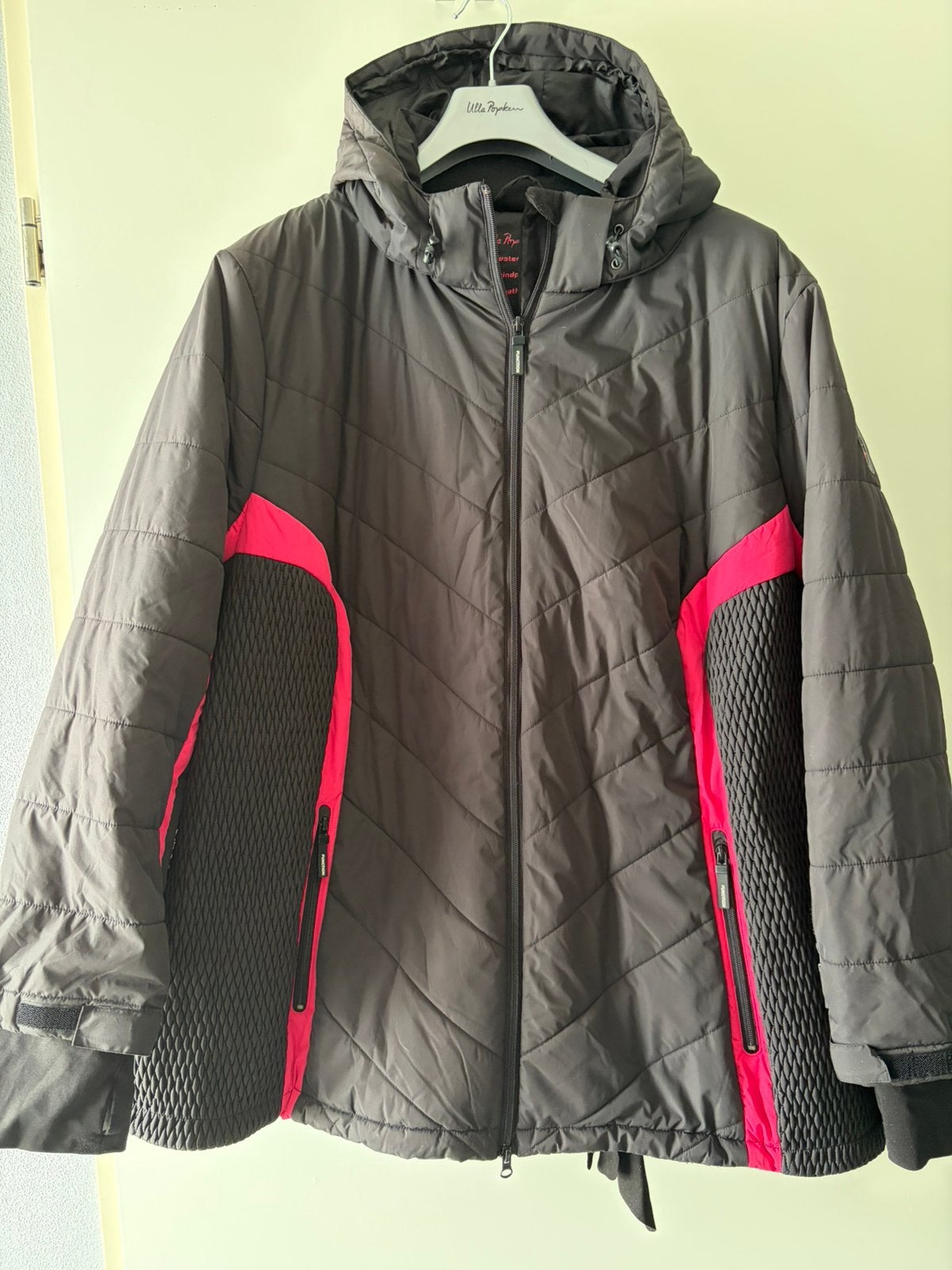Nette Ulla Popken winter ski jas maat 62/64, Ophalen of Verzenden, Gedragen, Zwart, Jas of Mantel