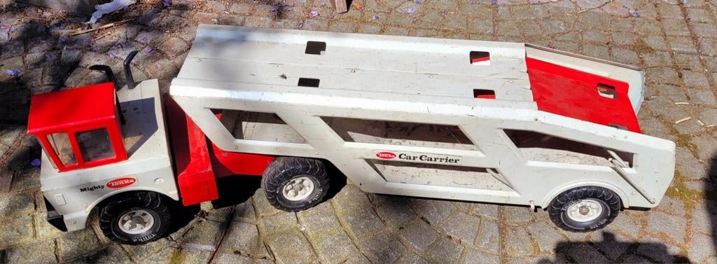 Tonka mighty truck, Ophalen of Verzenden, Gebruikt, Bus of Vrachtwagen, Overige merken
