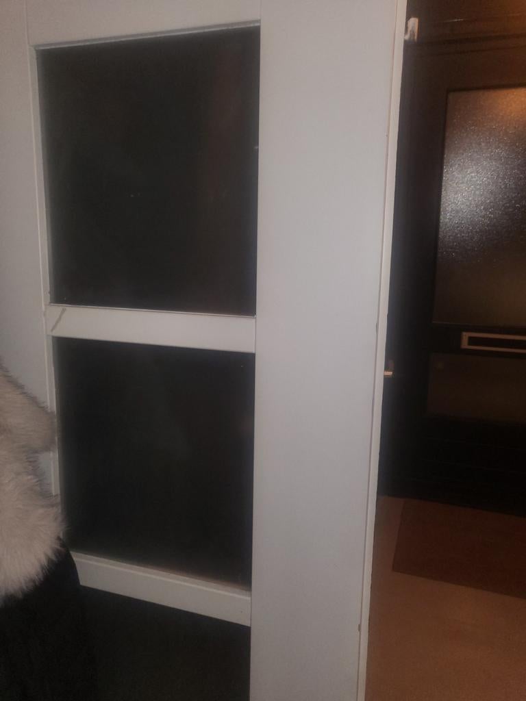 Binnendeur wit met glas, Huis en Inrichting, Ophalen of Verzenden, Zo goed als nieuw