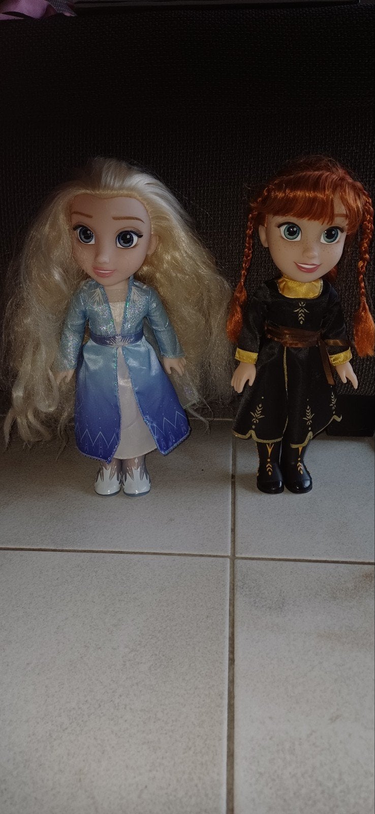 Disney Frozen poppen Elsa en Anna met kleding, Ophalen, Gebruikt, Overige typen