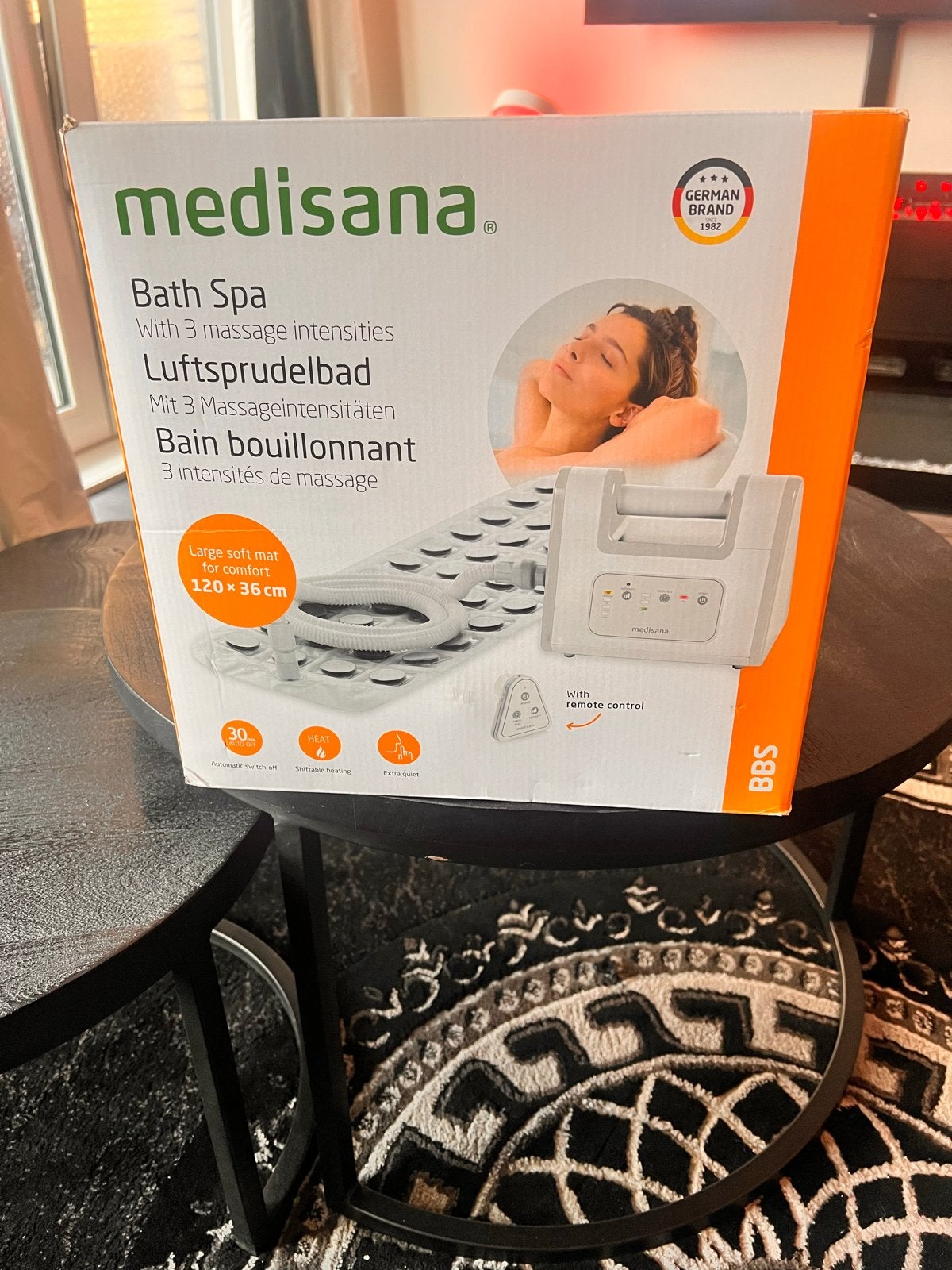 Medisana Bath Spa - Luxe bubbelbadmat met massage, Ophalen, Gebruikt, Bad & Douche