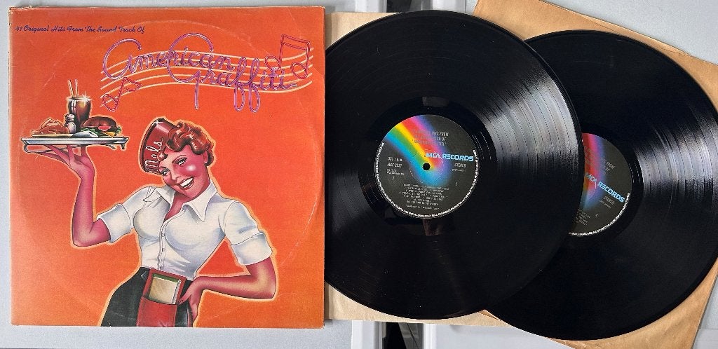 40 Original hits from soundtrack: AMERICAN GRAFFITY ( 2LP ), Dubbel-LP, Ophalen of Verzenden, Zo goed als nieuw, Pop