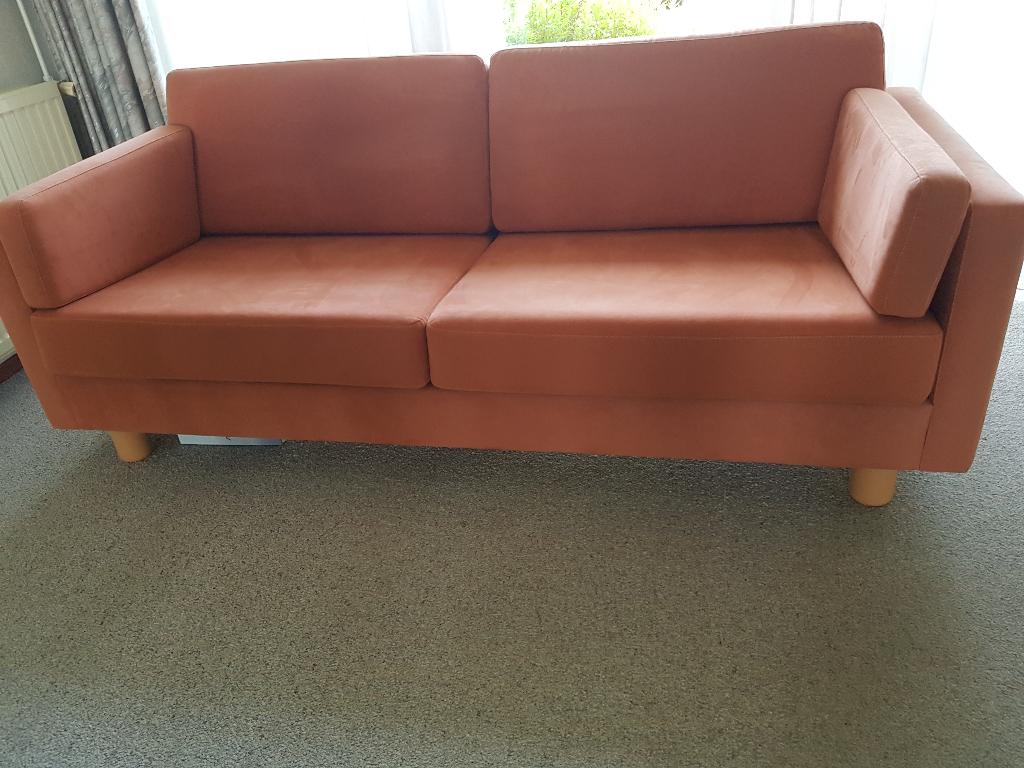 bank, Huis en Inrichting, Banken | Bankstellen, Ophalen, Gebruikt, Minder dan 75 cm, 150 tot 200 cm