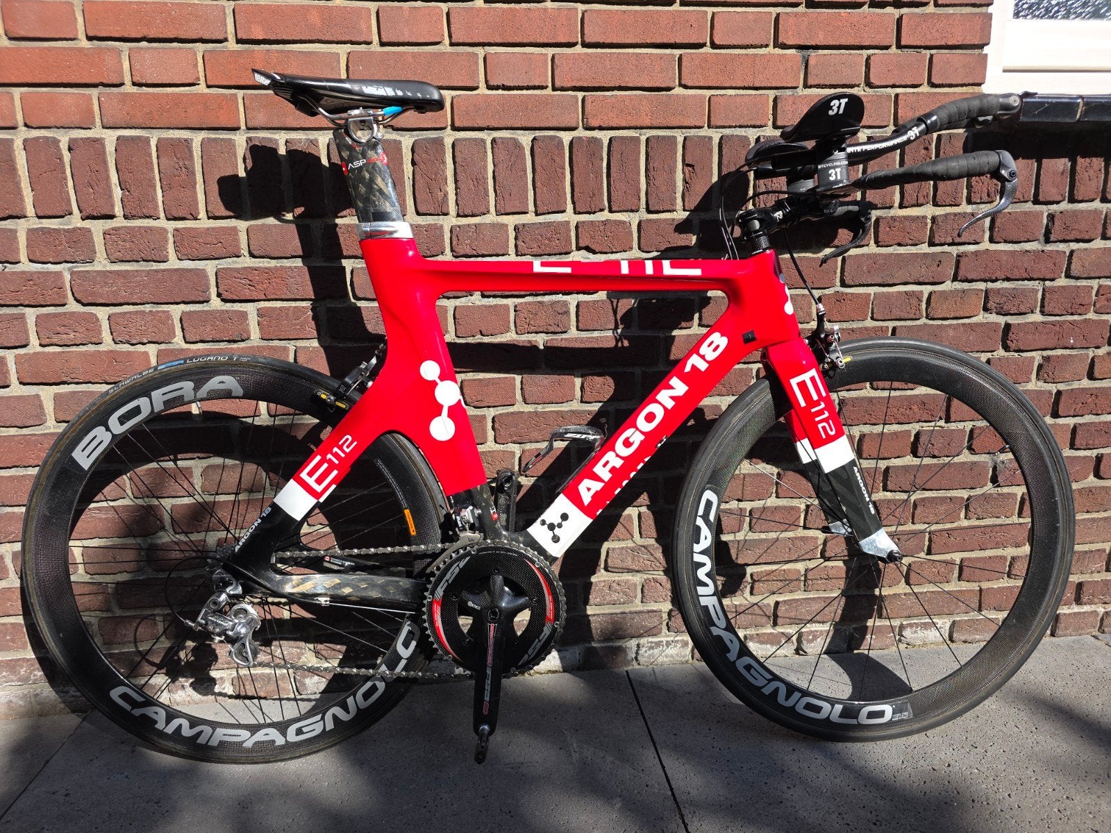 Argon 18 E-112 Tijdritfiets - Carbon, Campagnolo, Fietsen en Brommers, Fietsen | Racefietsen, Ophalen of Verzenden