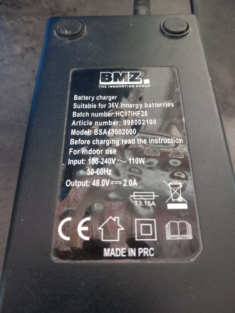 Gazelle Bmz fiets acculader 36v, Ophalen of Verzenden, Zo goed als nieuw