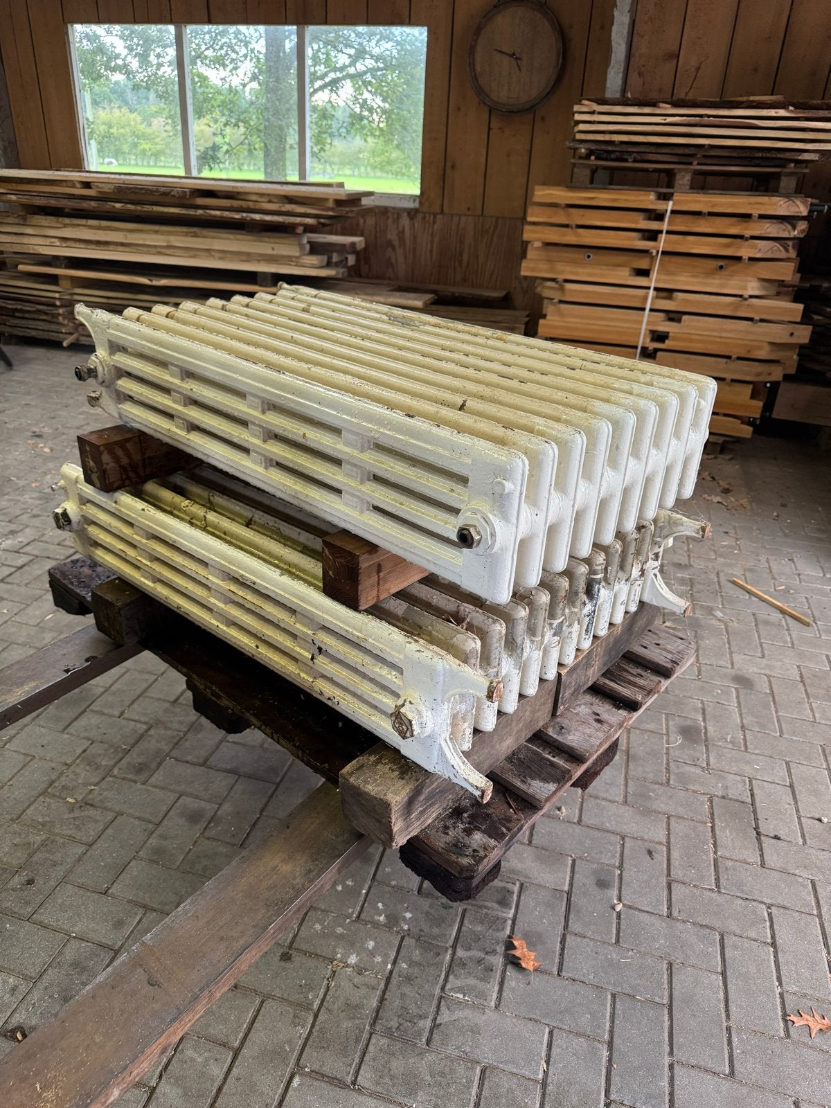 Gietijzeren radiatoren - Vintage stijl, Ophalen, 30 tot 80 cm, Gebruikt, Radiator