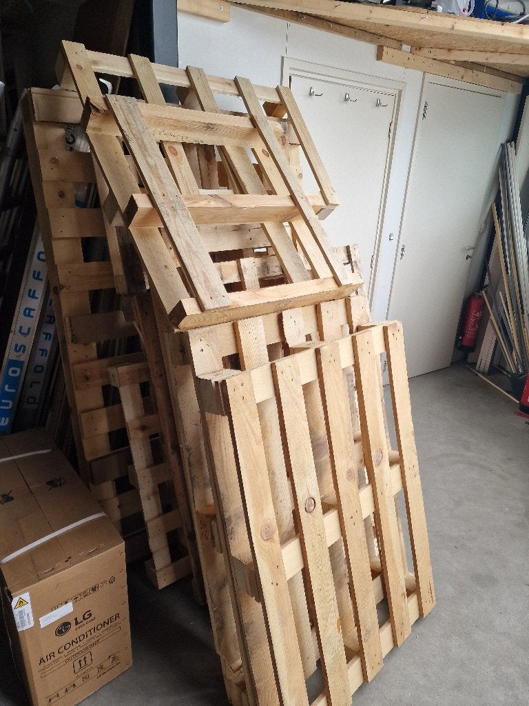 Pallets, gratis af te halen, Doe-het-zelf en Verbouw, Hout en Planken, Ophalen, Gebruikt, 50 mm of meer, Pallet