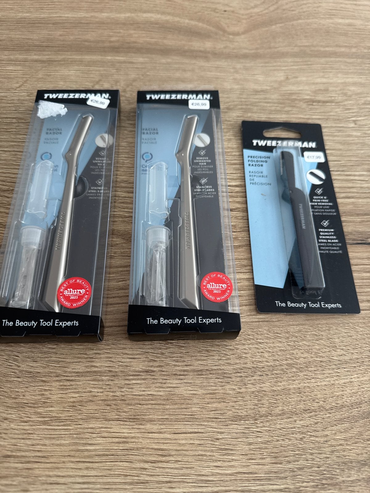 Tweezerman Facial Razor & Precision Folding Razor Nieuw, Ophalen of Verzenden, Nieuw, Overige typen