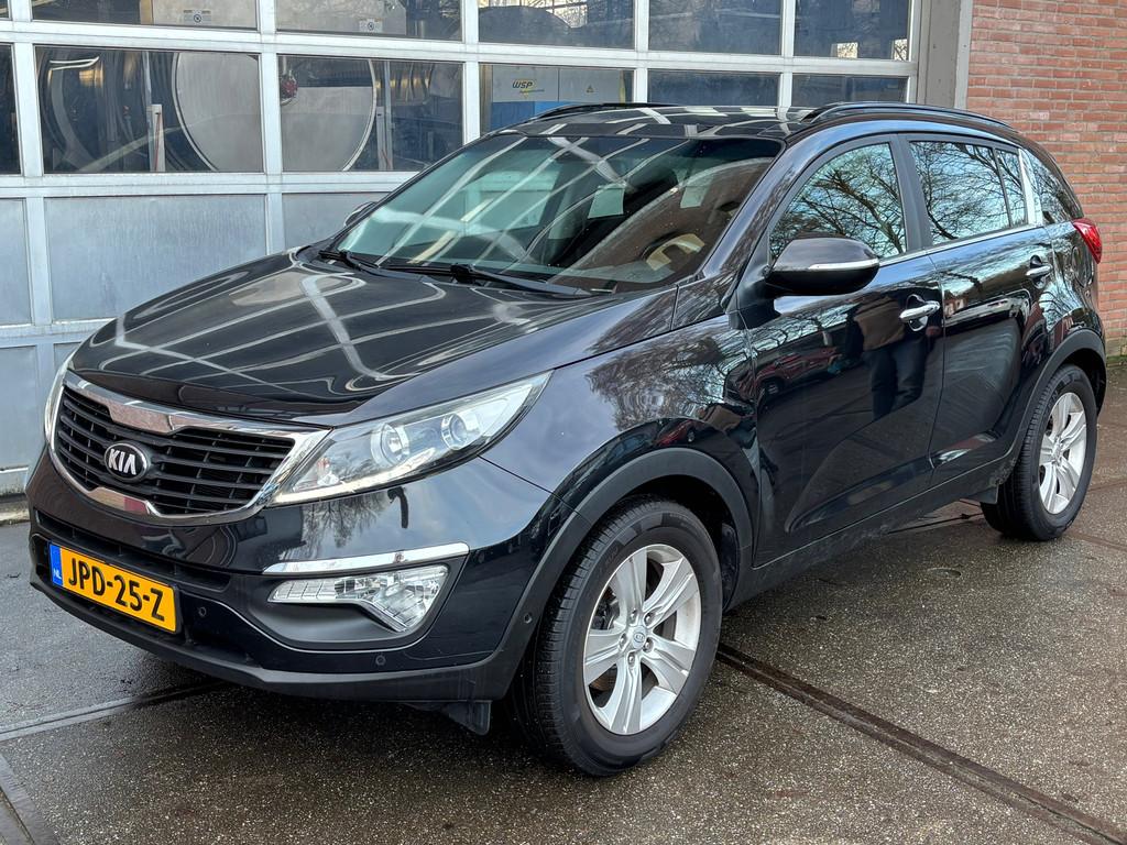 Kia Sportage 1.6 GDI DynamicPlusLine,CAMERA,NAVI,PANO,CLIMAT, 4 cilinders, Zwart, Origineel Nederlands, Bedrijf