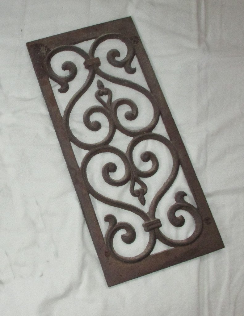 Gietijzeren deurrooster, Raamrooster. Wandornament, Antiek en Kunst, Ophalen of Verzenden