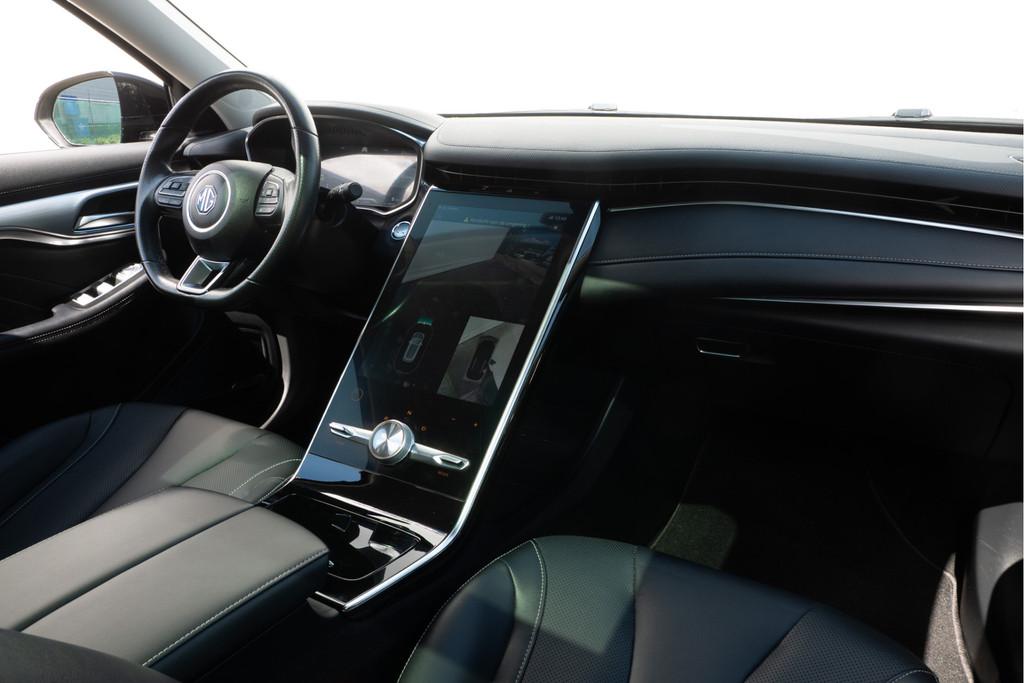 MG Marvel R Luxury 70 kWh SOH 93% Panoramadak/ Leer/ Memory/, Automaat, Gebruikt, Met garantie (alle), 179 pk