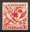 Suriname Luchtpost 23 postfris Rode Kruis 1942, Postzegels en Munten, Postzegels | Suriname, Ophalen of Verzenden, Postfris