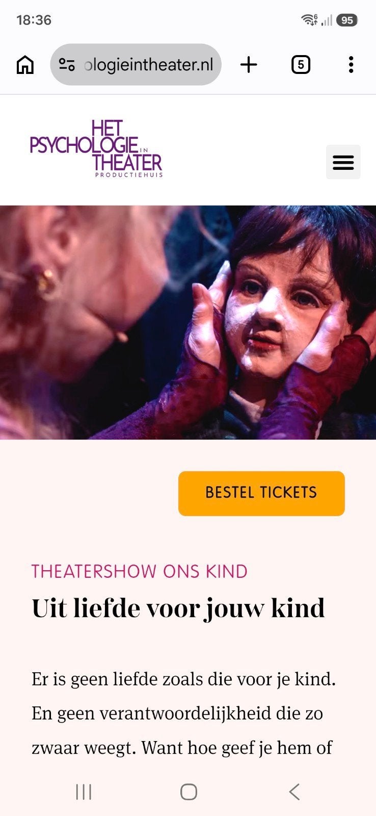 kaartjes psychologie in theater; morgen in Zoetermeer!, Tickets en Kaartjes, Twee personen, September