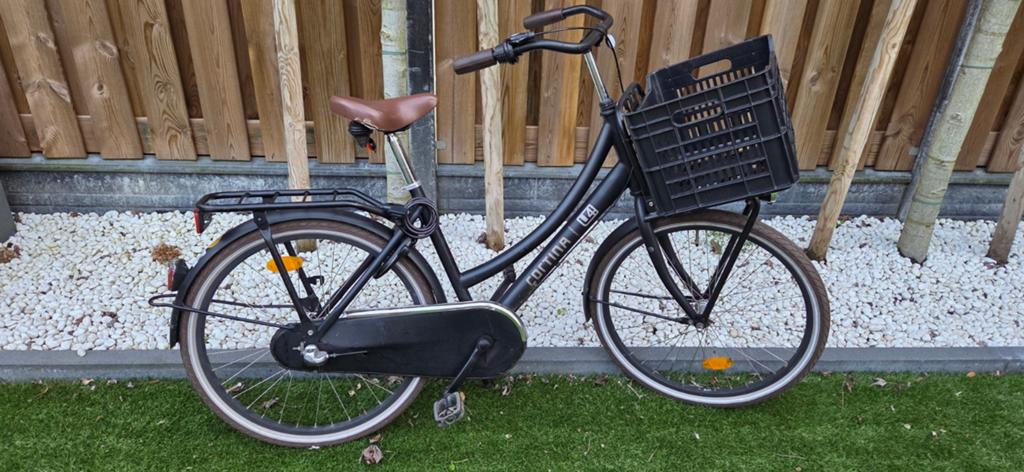 Cortina U4 24 inch, Fietsen en Brommers, Fietsen | Meisjes, Ophalen, Terugtraprem, Cortina U4 transportfiets, Versnellingen