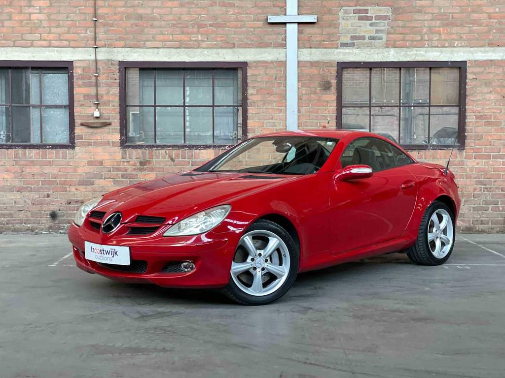 Mercedes-Benz SLK350 3.5 V6 272pk 2005 AIRSCARF Youngtimer S, Auto's, Mercedes-Benz, Automaat, Gebruikt, Cabriolet, SLK