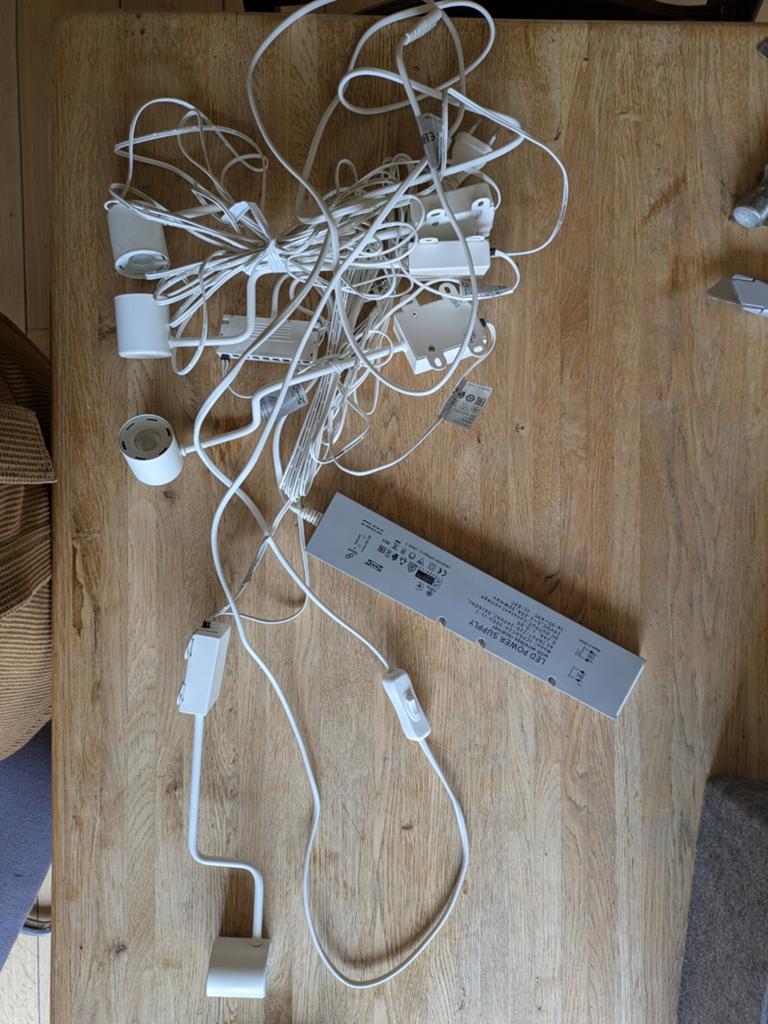 4x IKEA Urshult LED-verlichting met draadloze ontvanger, Ophalen of Verzenden, Gebruikt