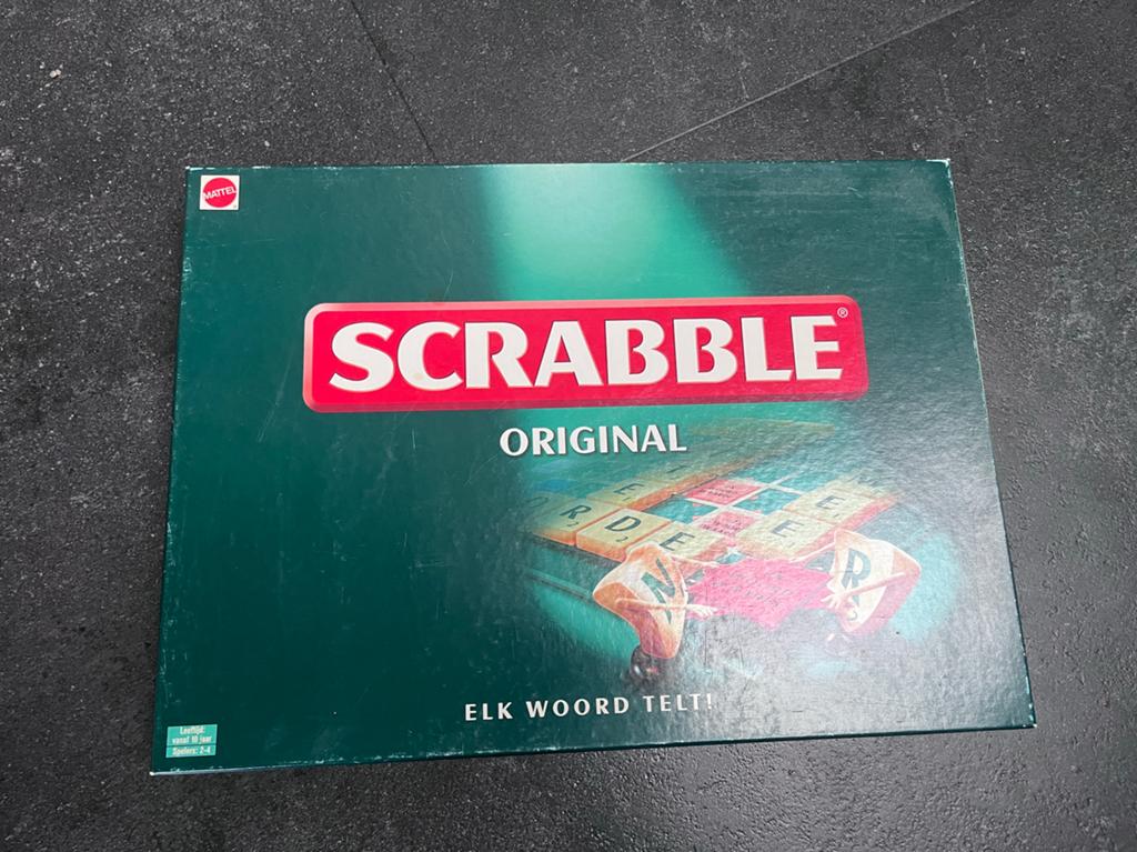 Scrabble Original Bordspel - Klassiek Woordspel, Een of twee spelers, Ophalen of Verzenden, Gebruikt