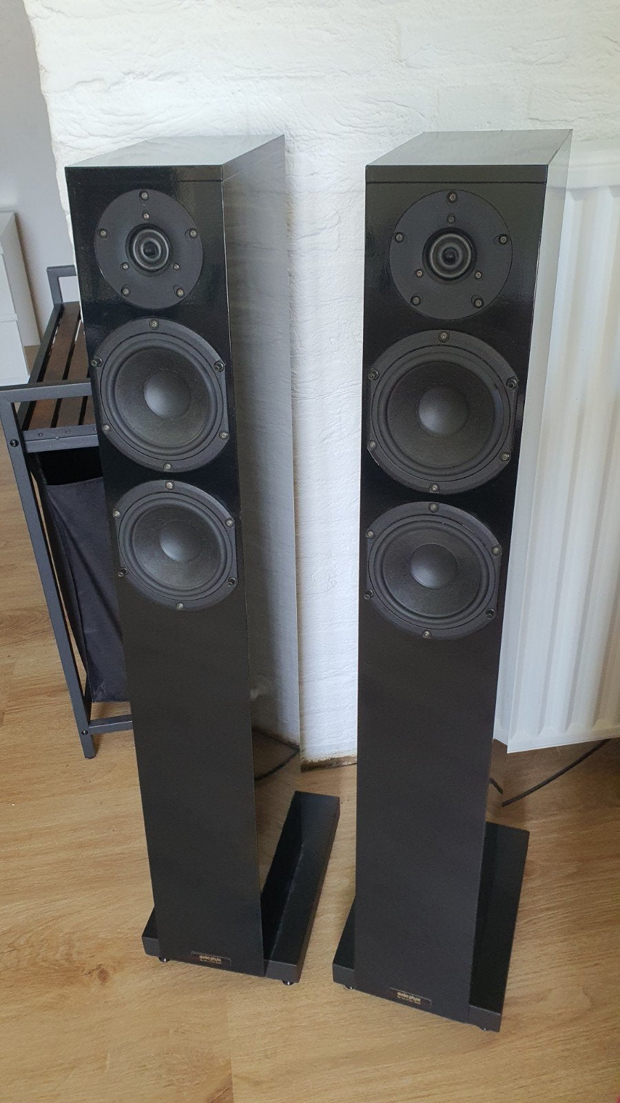 Audio Physic Spark 3 Vloerstaande Luidsprekers - Zwart, Gebruikt, 120 watt of meer, Front, Rear of Stereo speakers, Ophalen