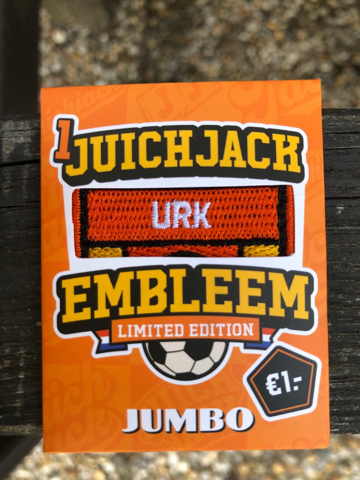 Jumbo Juichjack Embleem Urk - Limited Edition, Ophalen of Verzenden, Nieuw, Sport