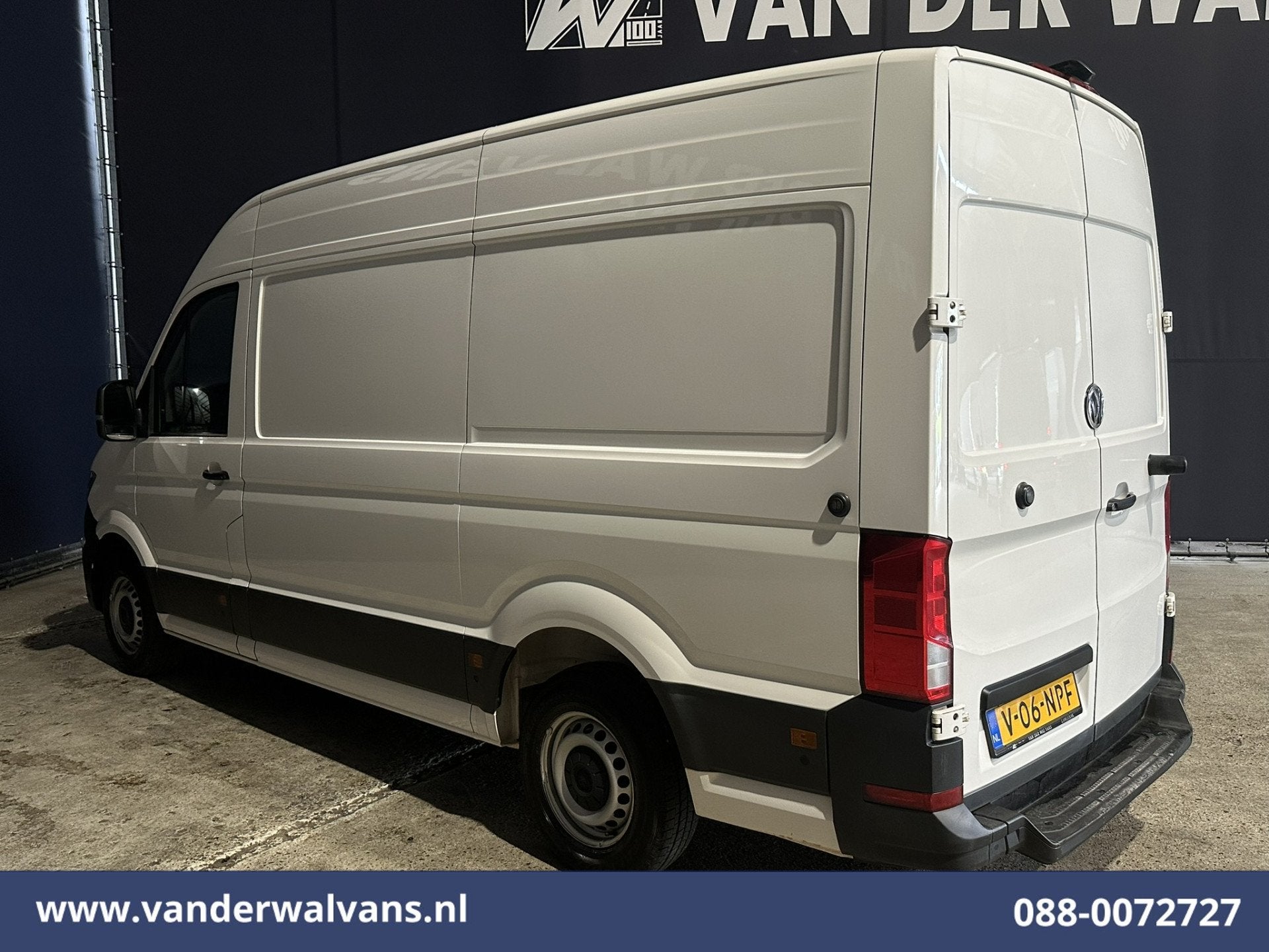 Volkswagen Crafter 2.0 TDI 141pk L3H3 L2H2 Euro6 Airco | App, Dealer onderhouden, Stof, Gebruikt, 4 cilinders