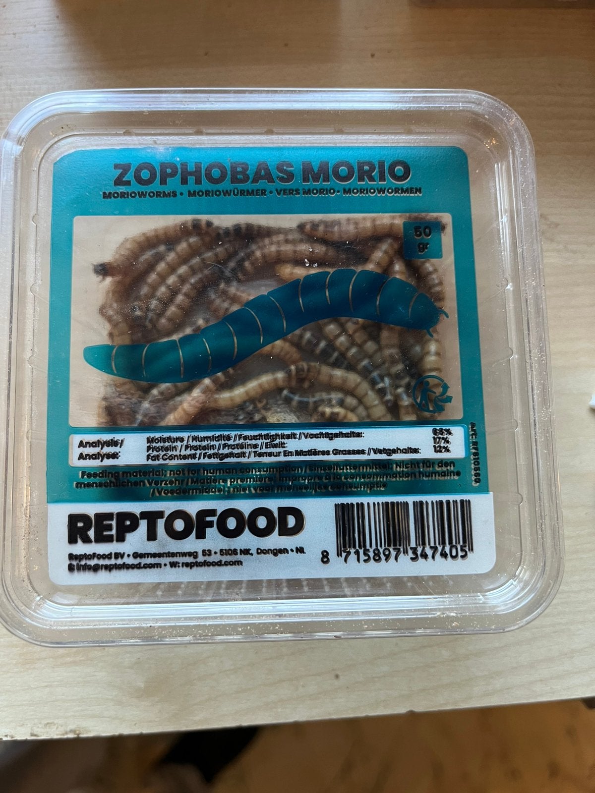 bakje morio wormen, Ophalen of Verzenden
