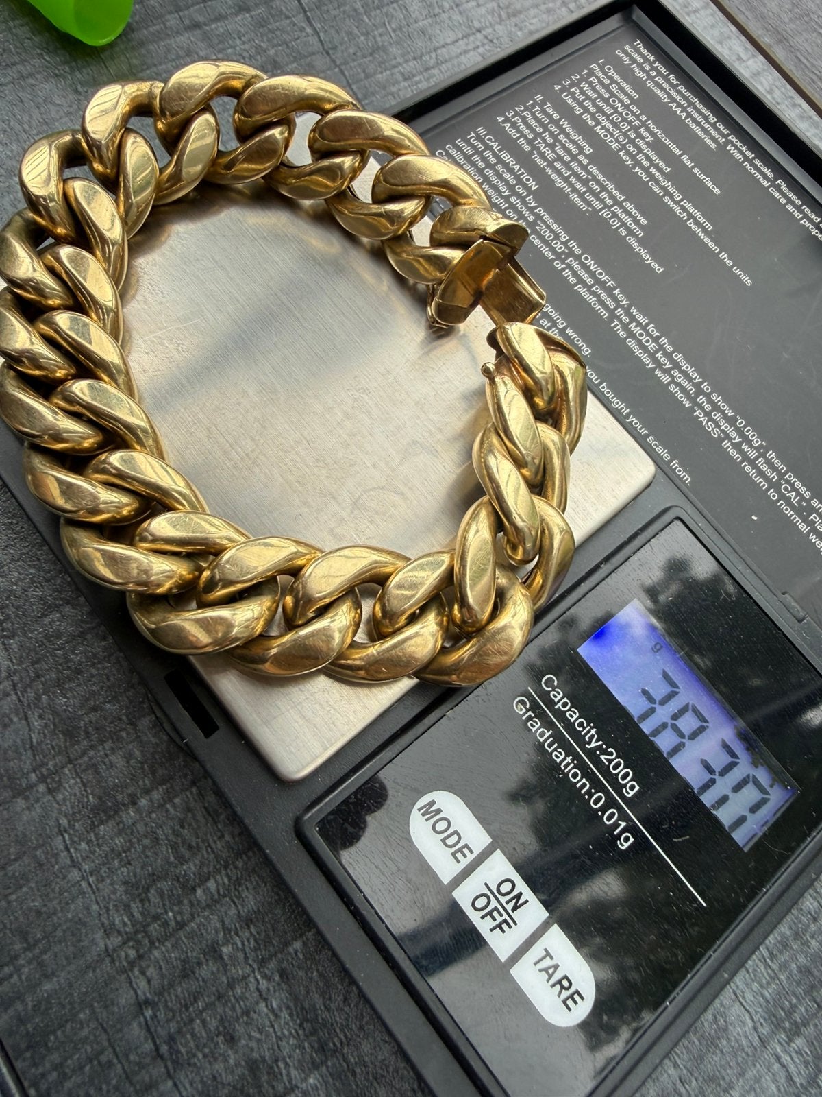 Prachtige 14k gouden cuban armband bieden vanaf €80 per gr, Ophalen of Verzenden, Zo goed als nieuw, Goud