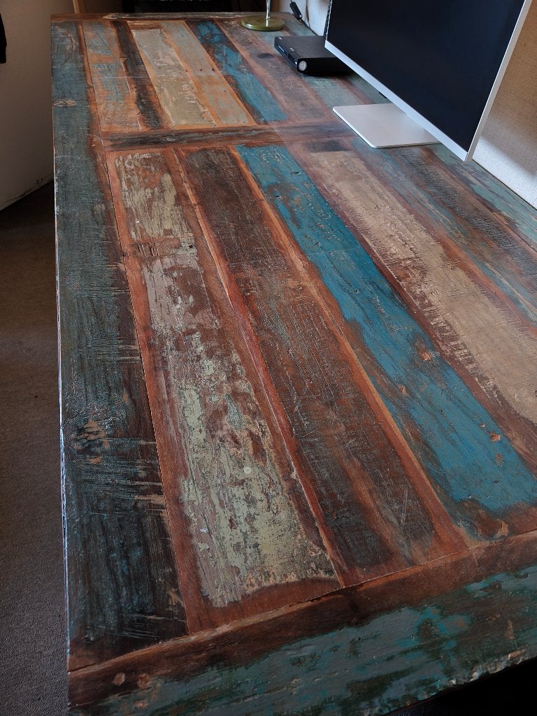 Zeer zware eettafel van Loods 5, Ophalen, 50 tot 100 cm, Zo goed als nieuw, Vijf personen of meer