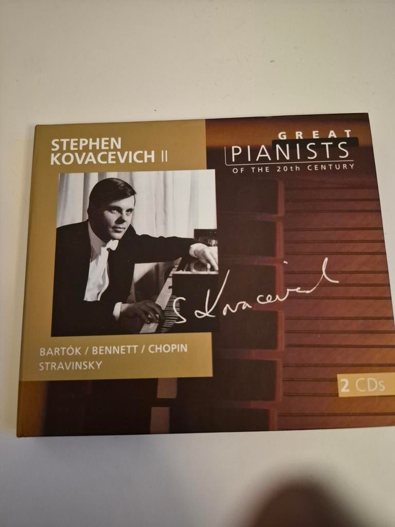 Stephen Kovacevich II - Great Pianists of the 20th Century, Boxset, Modernisme tot heden, Ophalen of Verzenden, Zo goed als nieuw