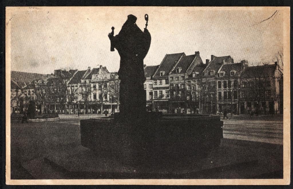 Maastricht, St. Servatiusbron Vrijthof., Ophalen of Verzenden, 1940 tot 1960, Gelopen, Limburg