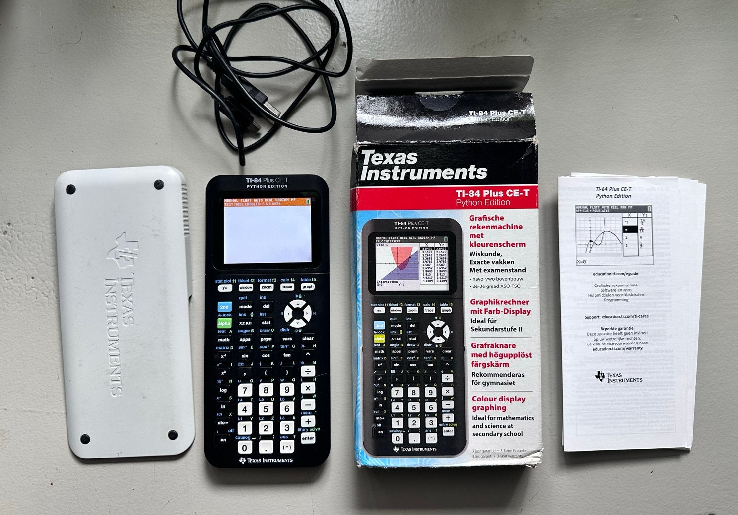 TI-84 Plus CE-T Python Edition Texas Instruments, Ophalen of Verzenden
