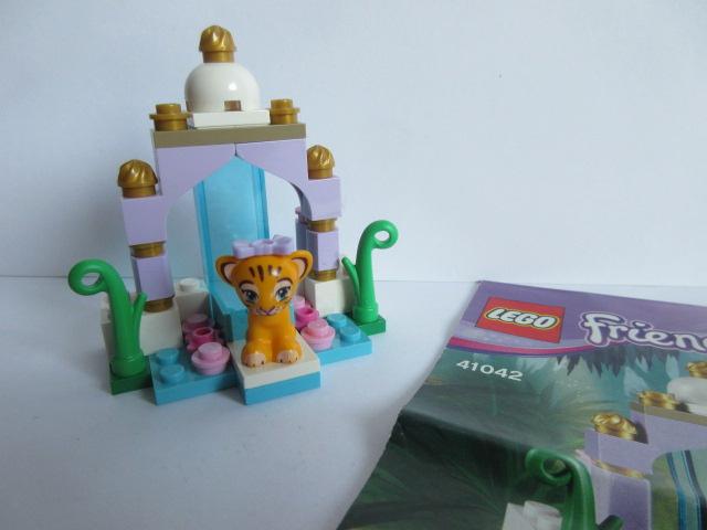 41042 Friends, de tempel van de tijger met bouwtekening., Ophalen of Verzenden, Zo goed als nieuw, Complete set, Lego