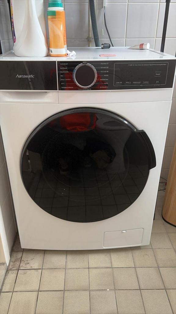 Hanseatic Wasmachine - Zo goed als nieuw, Ophalen of Verzenden, Zo goed als nieuw, 85 tot 90 cm, 1200 tot 1600 toeren