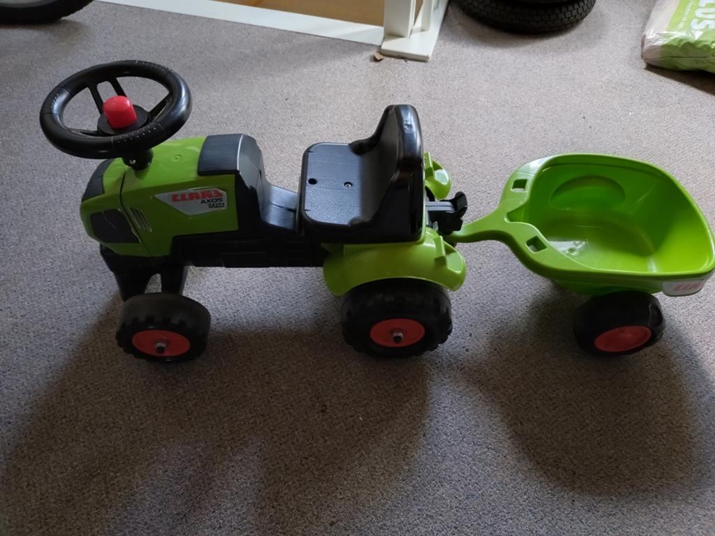 Claas Tractor met aanhanger voor peuters, Ophalen of Verzenden, Gebruikt