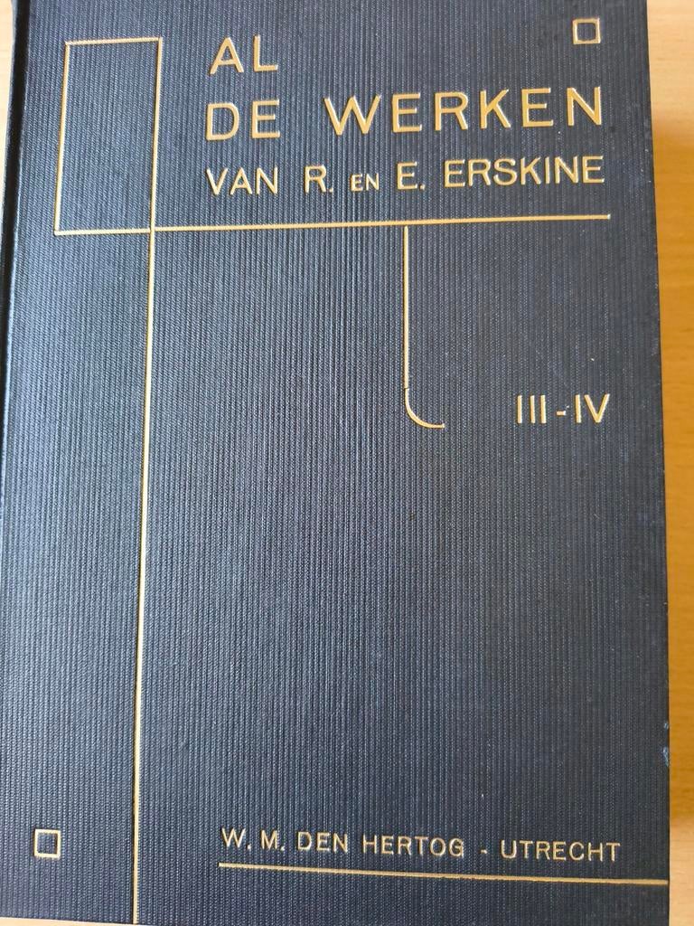 Al de werken van R en E Erskine. Deel 3 en 4, Ophalen of Verzenden, Zo goed als nieuw, R en E Erskine, Christendom | Protestants