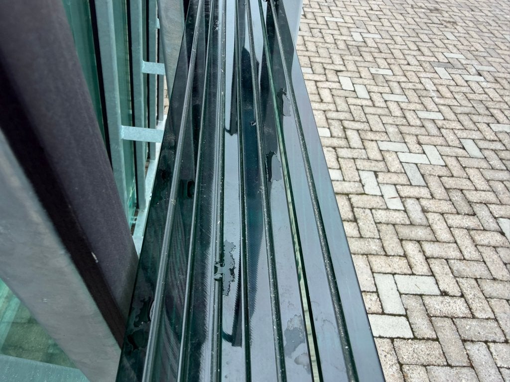 Gelaagd veiligheidsglas 180x120 cm | 10.10.4 glas dikte, Ophalen, Gebruikt, 80 tot 120 cm, Glasplaat