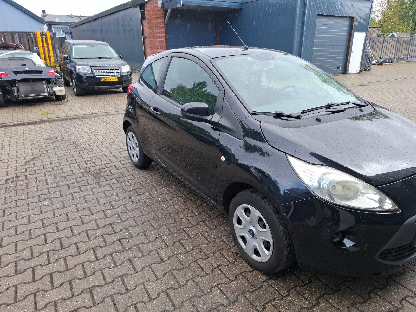 Ford Ka 1.2 69pk 2012 Zwart, Auto's, Voorwielaandrijving, 1242 cc, 4 cilinders, 4 stoelen