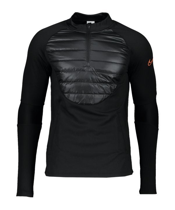 NIKE TRAININGSPAK THERMA-FIT ACADEMY Zwart/Oranje, Ophalen of Verzenden, Zo goed als nieuw, Zwart, Algemeen
