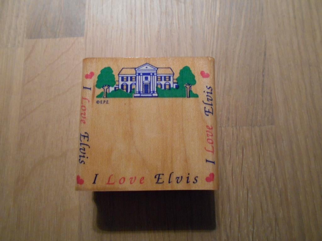Elvis Presley, Graceland stempel, Verzamelen, Ophalen of Verzenden, Gebruikt, Gebruiksvoorwerp