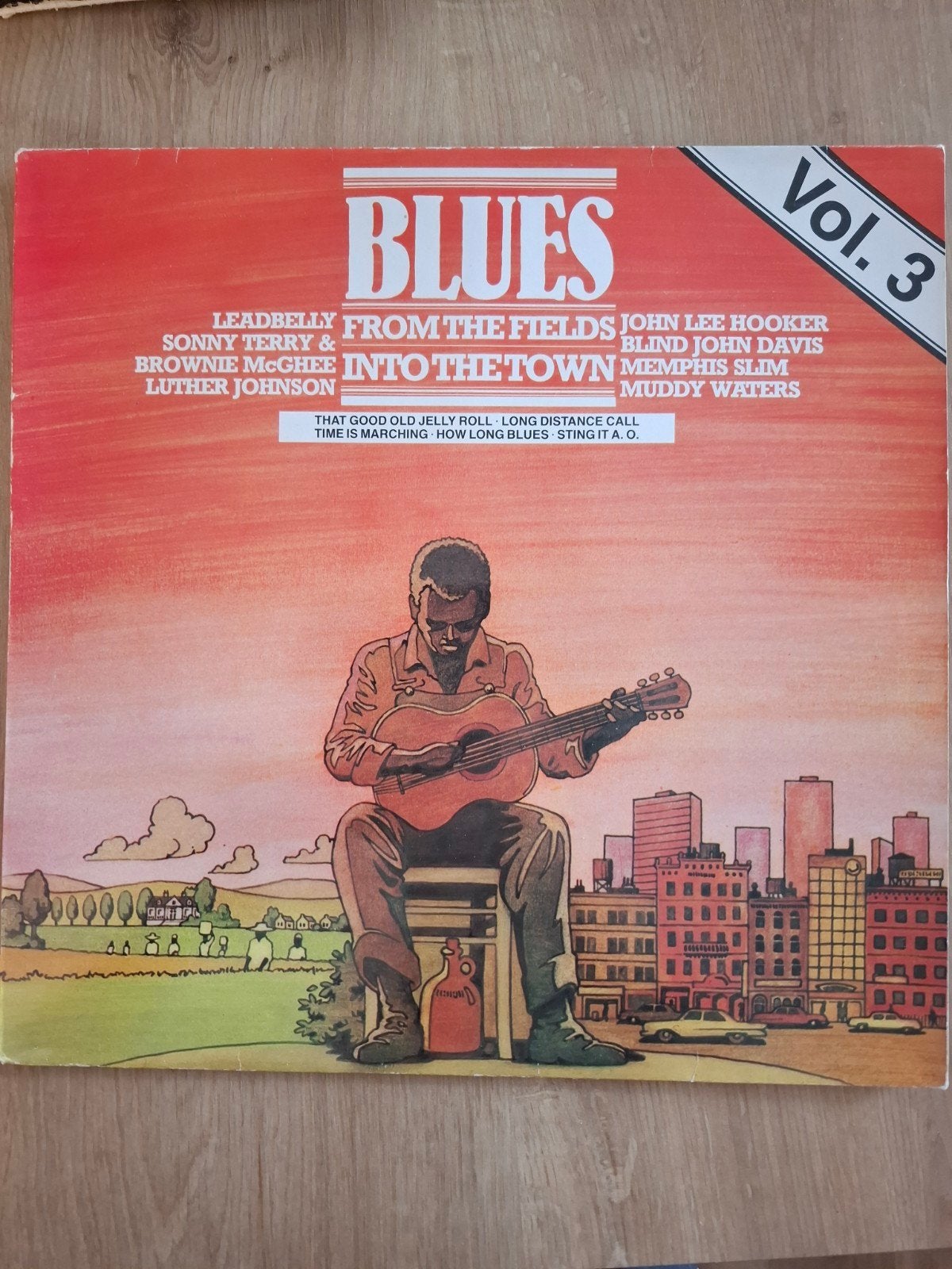 Blues - from the fields into the town lp, LP, Gebruikt, Verzenden, 12 inch