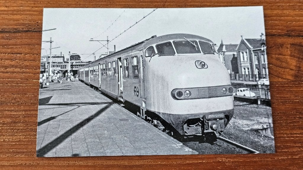 Foto TREIN NS Nederlandse Spoorwegen Diesel DE3 Plan U, Verzamelen, Spoorwegen en Tramwegen, Verzenden, Gebruikt, Trein, Overige typen