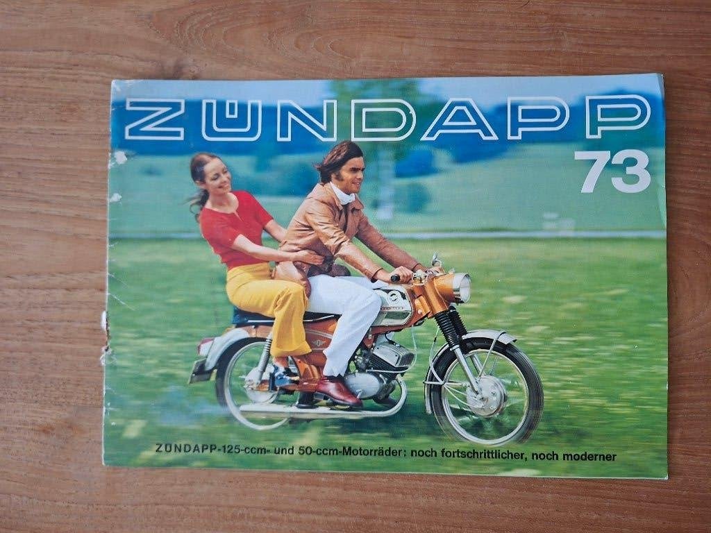 originele zundapp folders omschrijving goed lezen., Verzenden, Gebruikt