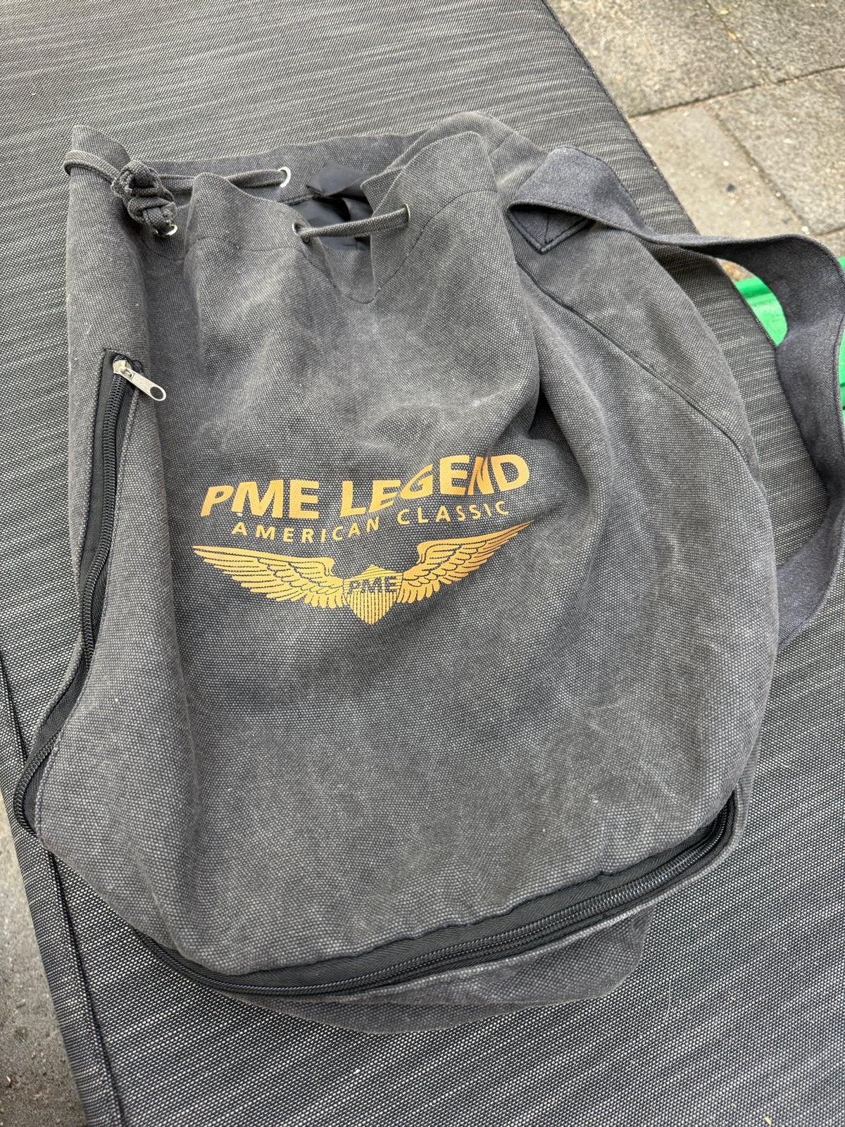 PME Legend Rugzak met Koelvak - Grijs Canvas, Gebruikt, 25 tot 40 cm, Ophalen of Verzenden, Overige merken