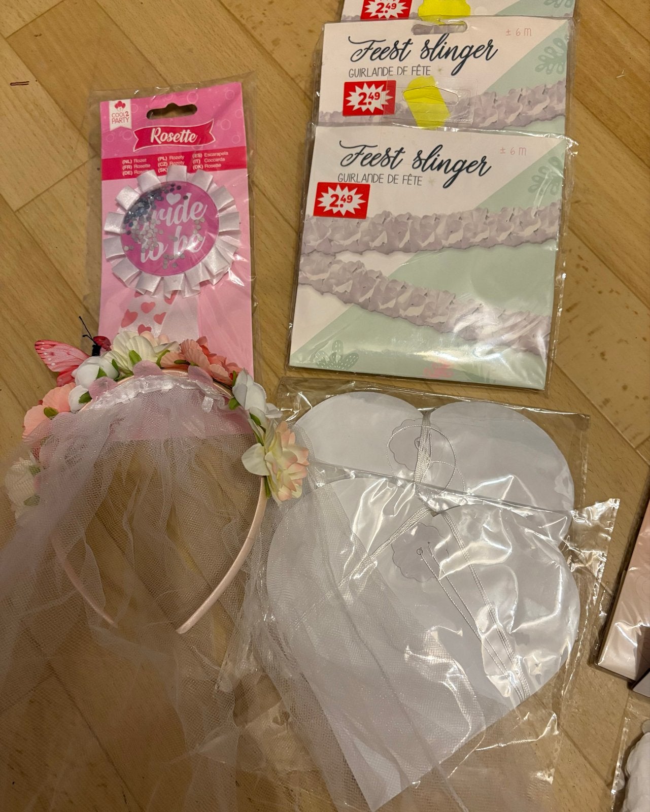 Complete set trouwdecoratie - Nieuw in verpakking, Ophalen of Verzenden, Zo goed als nieuw