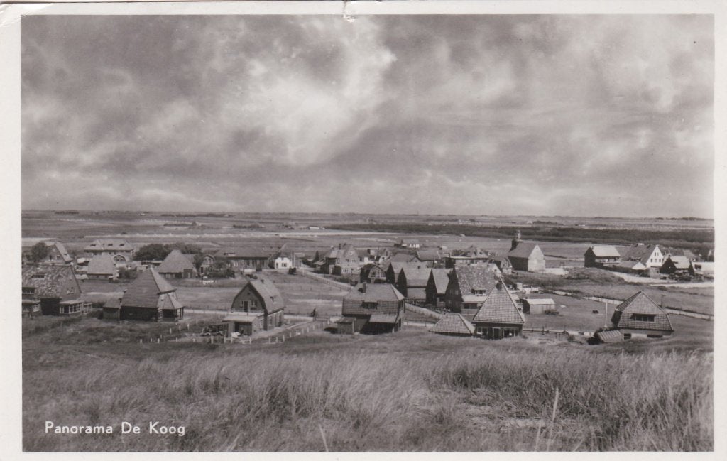 texel de koog  panorama  1960, Ophalen of Verzenden, Voor 1920, Noord-Brabant