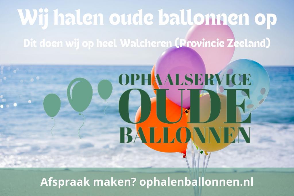 Wij halen op heel Walcheren oude ballonnen op!, Ophalen, Versiering, Verjaardag