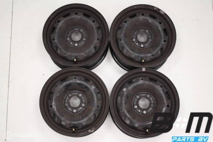 Originele 14 inch stalen velgen Polo 9N / 9N3 6Q7601027B, Auto-onderdelen, Gebruikt, Velg(en)