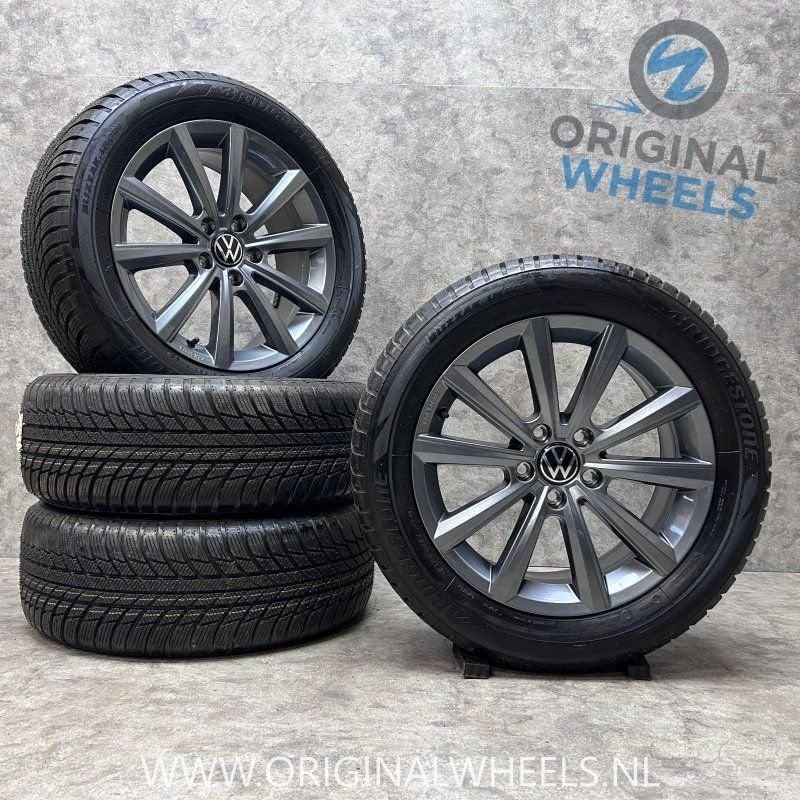 17 inch originele Merano velgen + winterbanden VW Passat, 215 mm, -, -, Banden en Velgen