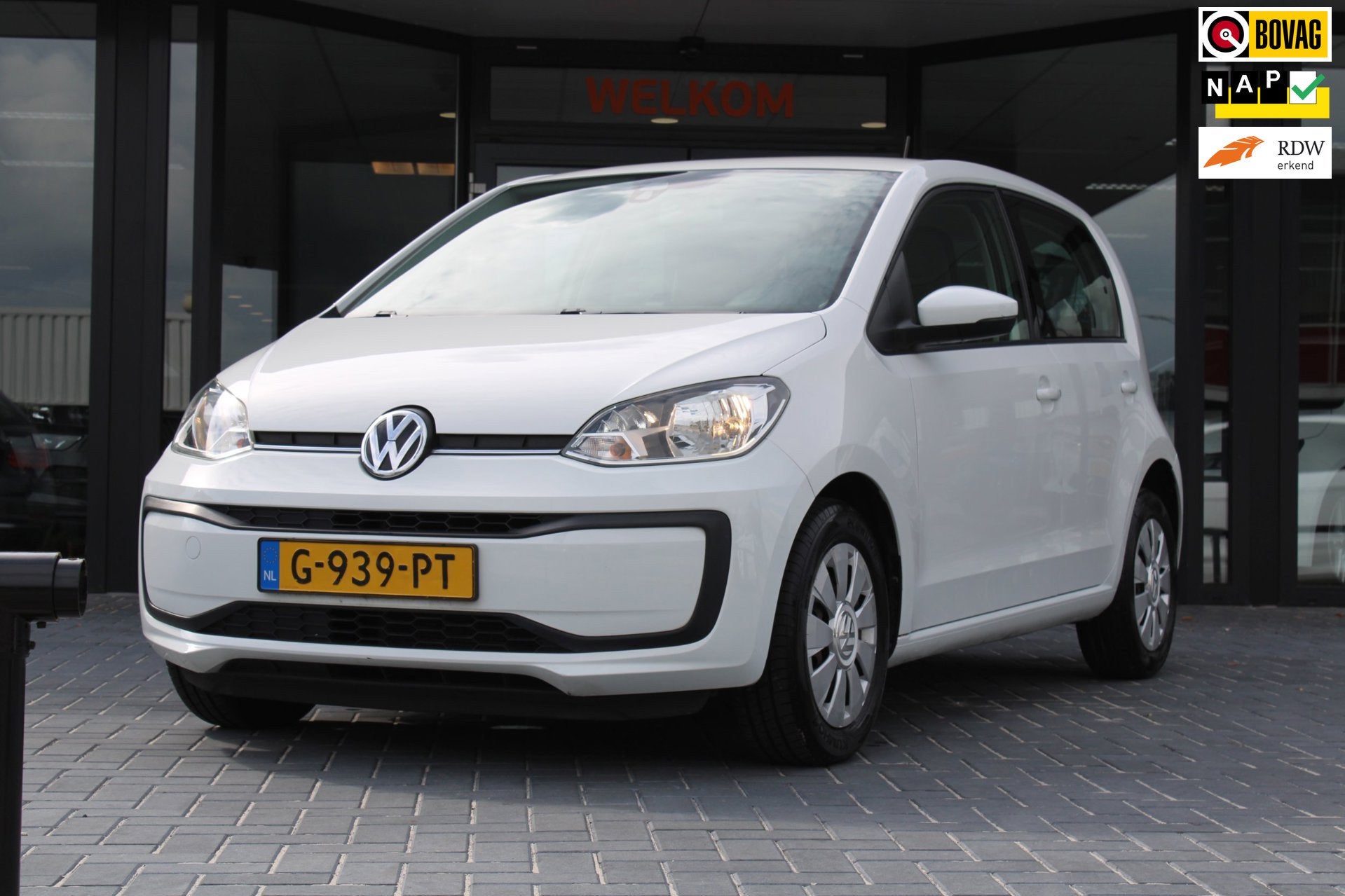 Volkswagen Up! 1.0 BMT move up! Airco, Elektrische ramen, DA, Auto's, Voorwielaandrijving, Stof, Gebruikt, Origineel Nederlands